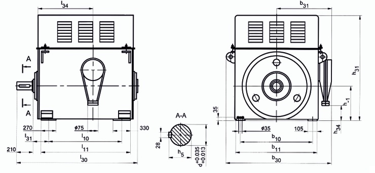 Габаритные размеры