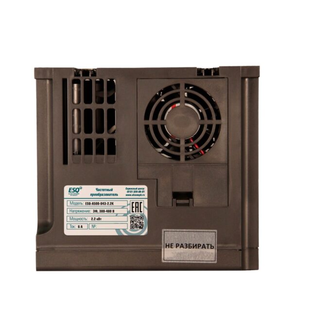 Частотный преобразователь ESQ-A500-043-2.2K 2.2кВт 380-480В — изображение 4