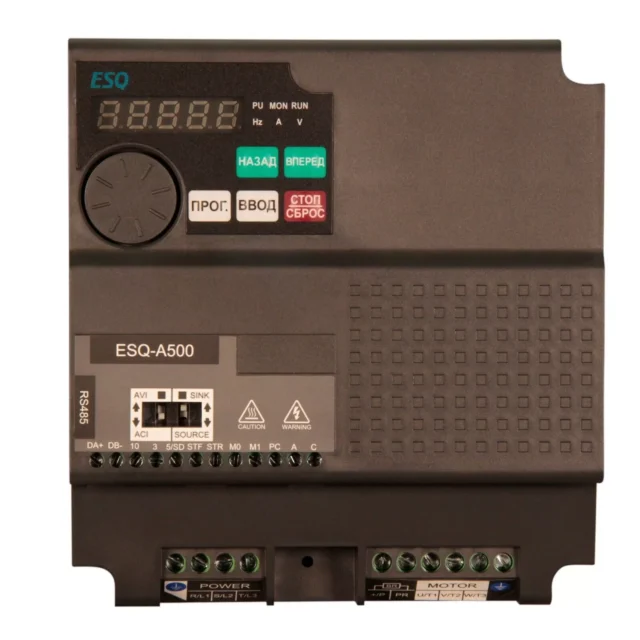 Частотный преобразователь ESQ-A500-043-3.7K 3.7кВт 380-480В — изображение 2