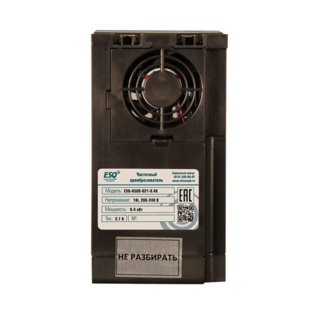 Частотный преобразователь ESQ-A500-021-0.4K 0.4кВт 200-240В — изображение 2