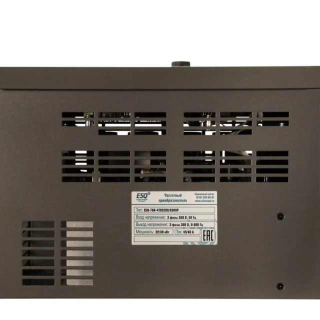 Частотный преобразователь ESQ-760-4T0220G/0300P 22/30кВт, 380В — изображение 2