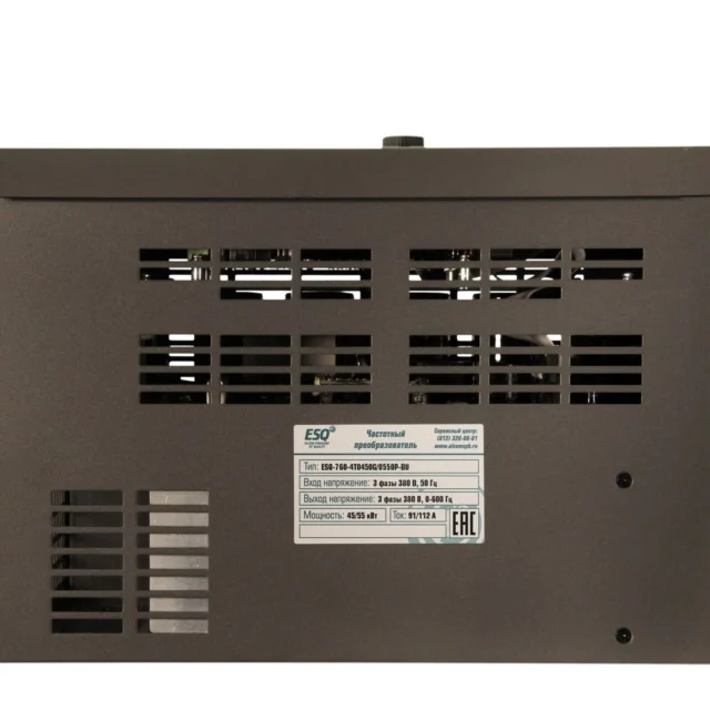 Частотный преобразователь ESQ-760-4T0450G/0550P-BU 45/55кВт, 380В — изображение 2