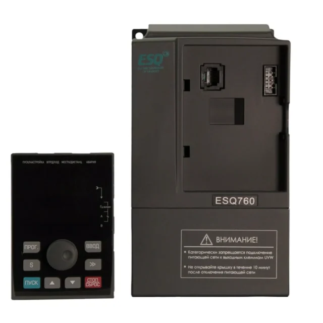 Частотный преобразователь ESQ-760-2S-0007 0.75/1.5кВт, 220 В — изображение 4