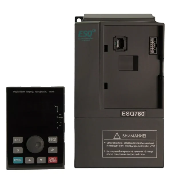 Частотный преобразователь ESQ-760-4T-0007 0.75/1.5кВт, 380 В — изображение 4