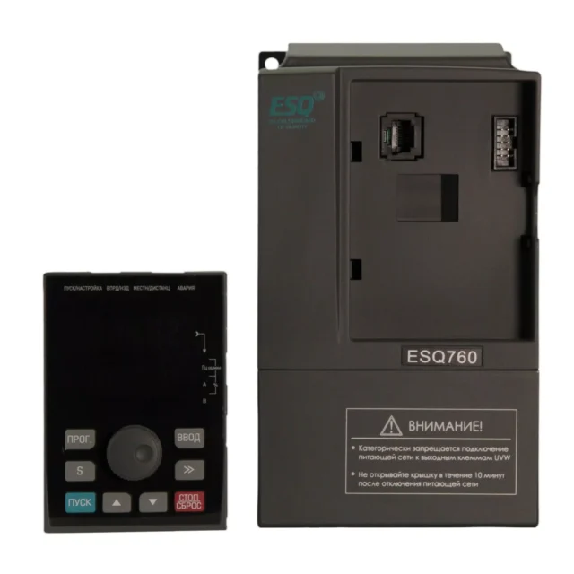 Частотный преобразователь ESQ-760-4T0055G/0075P 5.5/7.5 кВт, 380В — изображение 4