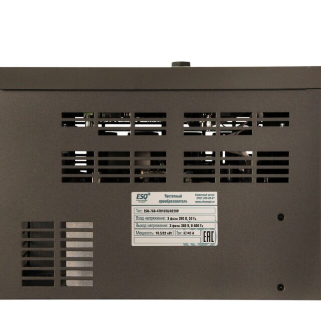 Частотный преобразователь ESQ-760-4T0185G/0220P 18.5/22кВт, 380В — изображение 3