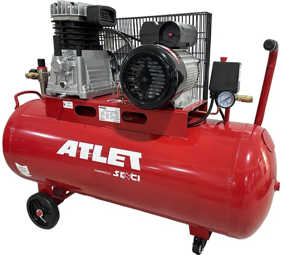 Поршневой масляный Компрессор (100 л, 10 бар, 300 л/мин) ATLET SC270-100L — изображение 2