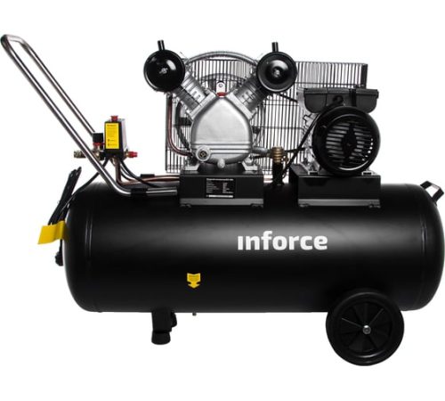 Ременной компрессор (100 л; 10 бар; 510 л/мин) Inforce BCX-100L 04-06-31