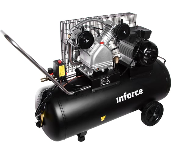 Ременной компрессор (100 л; 10 бар; 510 л/мин) Inforce BCX-100L 04-06-31 — изображение 14