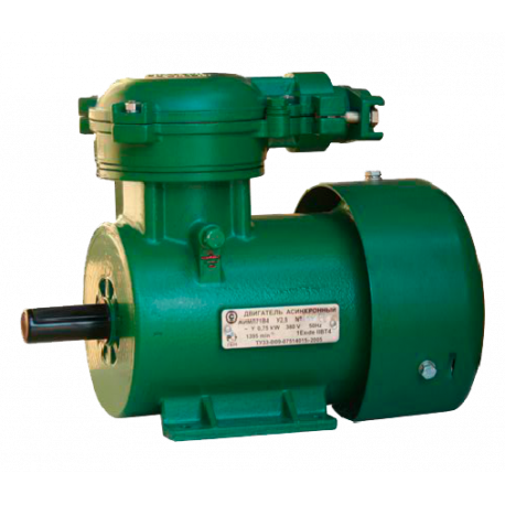 АИМЛ71В4 электродвигатель взрывозащищенный 0.75 кВт 1500 об/мин