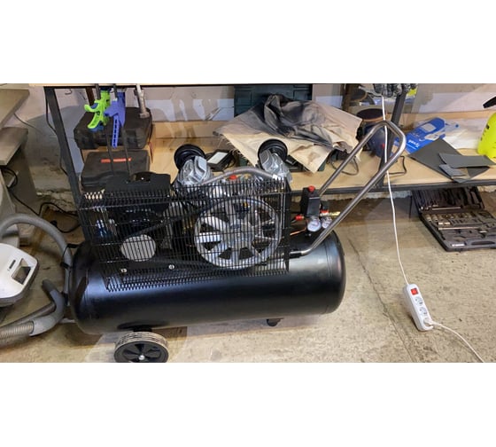 Ременной компрессор (100 л; 10 бар; 510 л/мин) Inforce BCX-100L 04-06-31 — изображение 20