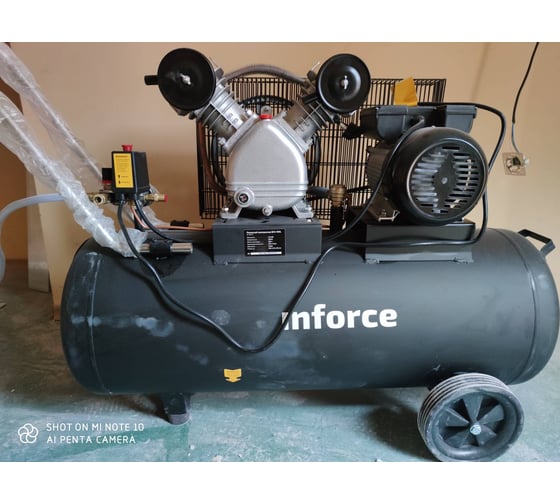 Ременной компрессор (100 л; 10 бар; 510 л/мин) Inforce BCX-100L 04-06-31 — изображение 19